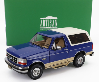 Greenlight Ford usa Bronco Eddie Bauer Edition 1996 1:18 modrá biela