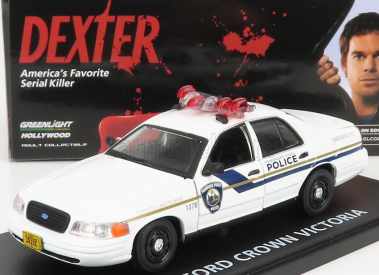 Greenlight Ford usa Crown Victoria Pembroke Pines Police 2001 - Dexter 1:43 Biela