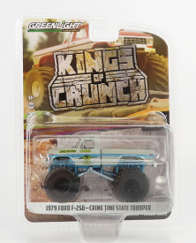 Greenlight Ford usa F-250 Pick-up Bigfoot Monster Truck Crime Timestate Trooper 1979 1:64 Grey