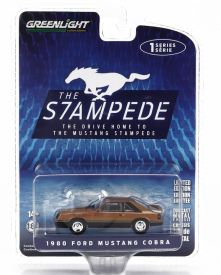 Greenlight Ford usa Mustang Cobra Coupe 1980 1:64 Copper Black