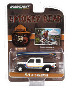 Greenlight Jeep Gladiator Pick-up 2021 - Smokey Bear 1:64 biely