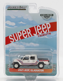 Greenlight Jeep Gladiator Pick-up Super Jeep Tribute 2021 1:64 biely