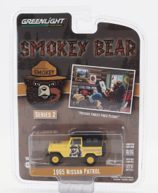 Greenlight Nissan Patrol uzavretý 1965 - Smokey Bear 1:64 žltá čierna