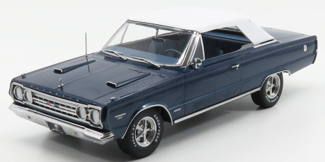 Greenlight Plymouth Belvedere Gtx Cabriolet Graveyard Carz 1967 1:18 Modrá biela