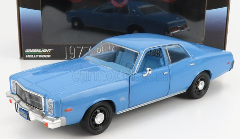 Greenlight Plymouth Fury 1977 - Christine Movie - Detective Rudolph Junkins 1:24 Light Blue