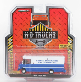 Greenlight Truck Step Van Georgia State Patrol Mobile Command Post Police 2019 1:64 Blue Met White