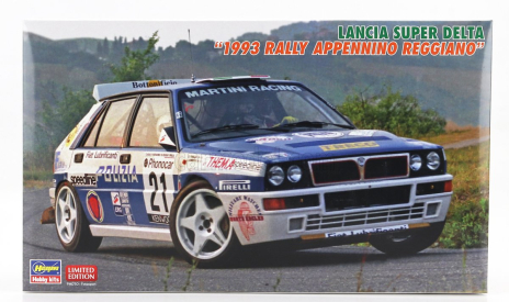 Hasegawa Lancia Super Delta Hf Integrale Polizia N 21 Rally Appennino Reggiano 1993 V.gomboso - O.tobaldo 1:24 /