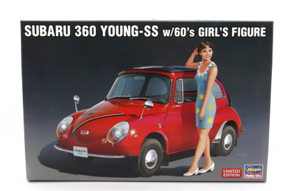 Hasegawa Subaru 360 Young-ss s figúrkou dievčaťa 1958 1:24 /