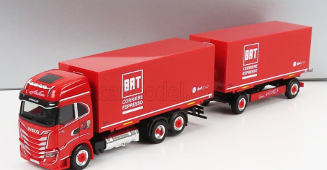 Herpa Iveco fiat S-way Truck Brt Corriere Espresso 2022 1:87 červená