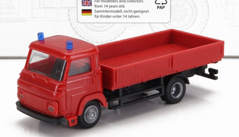 Hra model Alfa romeo A19 Truck Cassonato Sponde Basse 1973 1:87 Red