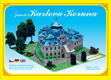 Hrad Karlova Koruna - papierový model 1:250