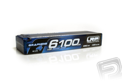 HV LCG Stock Spec GRAPHENE-4 6100mAh Hardcase Battery - 7.6V LiPo - 130C/65C