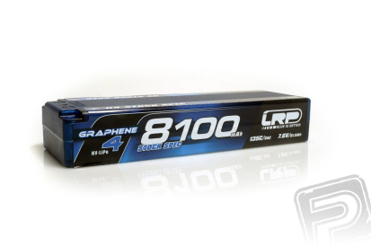 HV Stock Spec GRAPHENE-4 8100mAh Hardcase Battery - 7.6V LiPo - 135C/65C