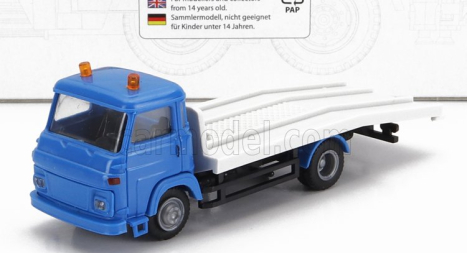 Igra-model Alfa romeo A19 Truck Assistance Carro Attrezzi - Tow Truck Road Service 2-assi 1:87 Blue Light Grey