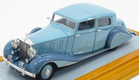 Ilario-model Rolls royce Piii 3cp200 Sedanca De Ville Hooper 1938 1:43 2 Tones Blue