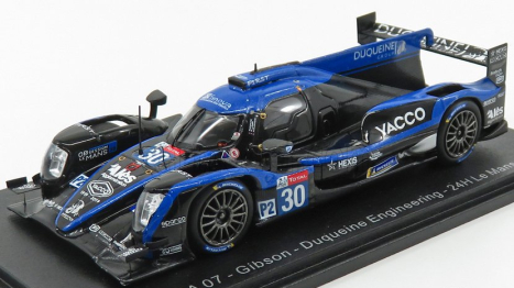 Iskra-model Oreca 07 Gibson Gk428 4.2l V8 Team Duqueine Engineering N 30 24h Le Mans 2019 R.dumas - P.ragues - N.jamin 1:43 Modrá Čierna