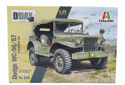 Italeri Dodge Wc56/57 4x4 veliteľský automobil vojenský 1944 1:35 /