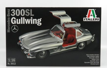 Italeri Mercedes Benz 300sl Coupe Gullwing (w198) 1954 1:16 /