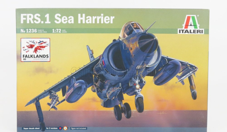 Italeri Shar Frs.1 Sea Harrier Vojenské lietadlo 2003 1:72 /