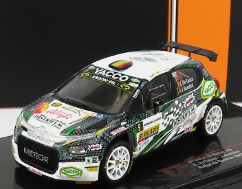 Ixo-models Citroen C3 Rally2 N 9 Rally Condroz 2021 C.de Cecco - J.humblet 1:43 Bielo-zelená