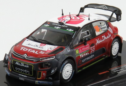 Ixo-models Citroen C3 Wrc Abu Dhabi N 10 Rally Portugalsko 2018 K.meeke - P.nagle 1:43 Červená sivá