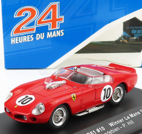 Ixo-models Ferrari Tri/61 3.0l V12 Team Sefac N 10 Winner 24h Le Mans 1961 O.gendebien - P.hill 1:43 Červená