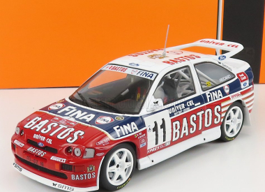 Ixo-models Ford england Escort Rs Cosworth Bastos N 11 Rally Ypres 1995 M.duez - D.grataloup 1:24 Červená Biela Modrá