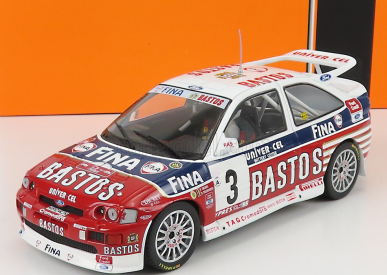 Ixo-models Ford england Escort Rs Cosworth Bastos N 3 Rally Ypres 1995 P.snijers - D.colebunders 1:24 Červená Biela Modrá