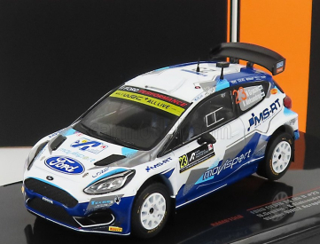 Ixo-models Ford england Fiesta R5 Mkii N 23 Winner Wrc2 Rally Acropolis 2021 N.gryazin - K.aleksandrov 1:43 White Blue