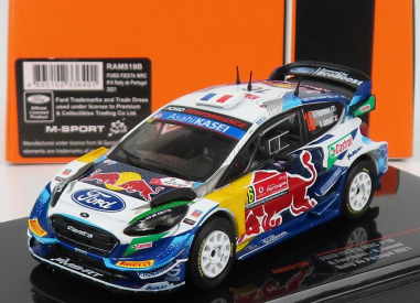 Ixo-models Ford england Fiesta Wrc N 16 Rally Portogallo 2021 A.fourmaux - R.jamoul 1:43 Biela modrá žltá červená