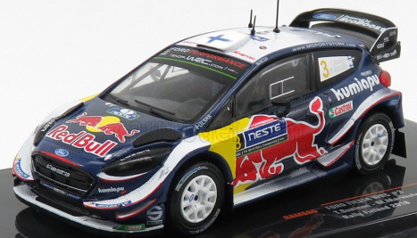 Ixo-models Ford england Fiesta Wrc Red Bull N 3 Rally Finland 2018 T.suninen - M.markkula 1:43 Modrá Biela Žltá Červená