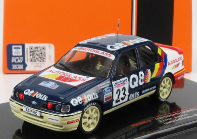 Ixo-models Ford england Sierra Rs Cosworth N 23 Rally Rac Lombard 1991 G.evans - H.davies 1:43 Modrá Biela