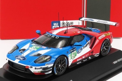 Ixo-models Ford usa Gt 3.5l Turbo V6 Team Ford Chip Ganassi Uk N 67 Lmgte Pro 2nd 24h Le Mans 2017 H.tincknell - A.priaulx - P.derani 1:43 Červená modrá biela