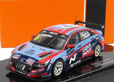 Ixo-models Hyundai Elantra N Tcr Team Liqui Moly N 8 Wtcr Nemecko 2021 L.engstler 1:43 Svetlo modrá červená