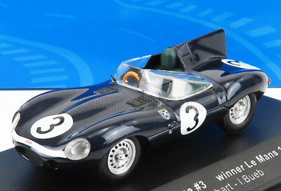 Ixo-models Jaguar D-type Team Ecurie Ecosse N 3 Winner 24h Le Mans 1957 R.flockhart - I.bueb 1:43 Blue Met