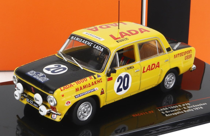 Ixo-models Lada fiat 1600r N 20 Ally Acropolis 1978 S.brundza - A.girdauskas 1:43 Žltá matná čierna