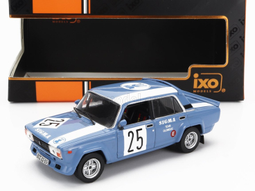 Ixo-models Lada fiat 2105 Vfts N 25 Rally Příbram 1986 Václav Chlustina - Miroslav Hrbek 1:43 Svetlomodrá