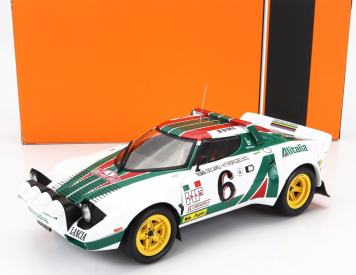 Ixo-models Lancia Stratos Hf Team Alitalia (nočná verzia) N 6 2nd Rally Montecarlo 1976 Bjorn Waldegaard - Hans Thorszelius 1:18 Biela zelená červená