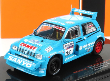 Ixo-models MG Metro 6r4 N 35 Rally Rac Lombard 1986 B.harris - W.rutherford 1:43 Svetlomodrá