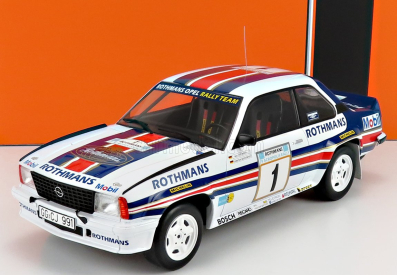 Ixo-models Opel Ascona 400 Team Rothmans N 1 2nd Rally Acropolis 1982 W.rohrl - C.geistdorfer 1:18 Biela modrá červená