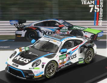 Ixo-models Porsche 911 991-2 Gt3 R Team Kues 75 Bernhard N 18 Adac Gt Masters 2020 Jahn - Fittje 1:43 Biela čierna