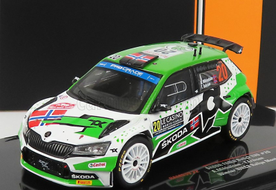 Ixo-models Škoda Fabia Rally2 Evo N 20 Rally Montecarlo 2022 A.mikkelsen - E.torstein 1:43 Zelená Biela Čierna