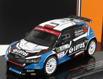 Ixo-models Škoda Fabia Rally2 Evo N 26 Rally Monza 2021 K.kajetanowicz - M.szczepaniak 1:43 Modrá Čierna Biela