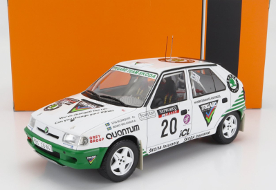 Ixo-models Škoda Felicia N 20 Rally Rac Lombard 1995 S.blomqvist - B.melander 1:18 Bielozelená