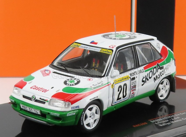 Ixo-models Škoda Felicia Team Škoda Motorsport N 20 Rally Montecarlo 1997 E.triner - J.gal 1:43 Biela zelená červená