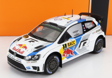 Ixo-models Volkswagen Polo R Wrc Red Bull N 1 Rally Catalunya 2014 S.ogier - J.ingrassia 1:24 Biela Modrá Žltá