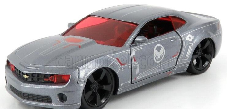 Jada Chevrolet Camaro Coupe War Machine Avengers 2010 1:32 Sivá