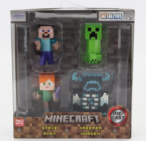 Jada Figúrky Set 4x Minecraft Metal Nano Figure Videogame - cm. 5.0 1:50 Rôzne