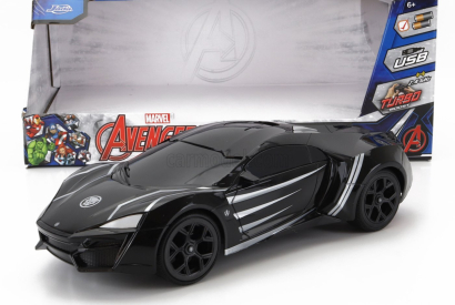 Jada Lykan Hypersport 2017 - Black Panther 1:16 Matt Black