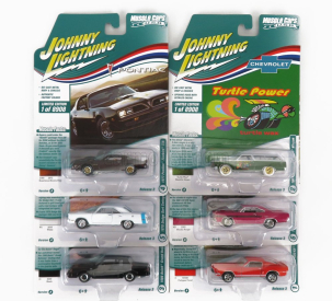 Johnny lightning Chevrolet Set Assortment 6 kusov 1:64 Rôzne